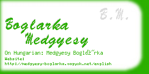 boglarka medgyesy business card